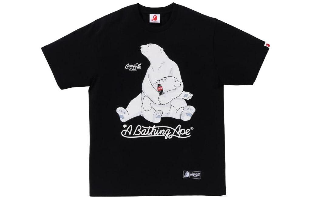 

Футболка с изображением белого медведя BAPE X Coca-Cola A Bathing Ape, белый