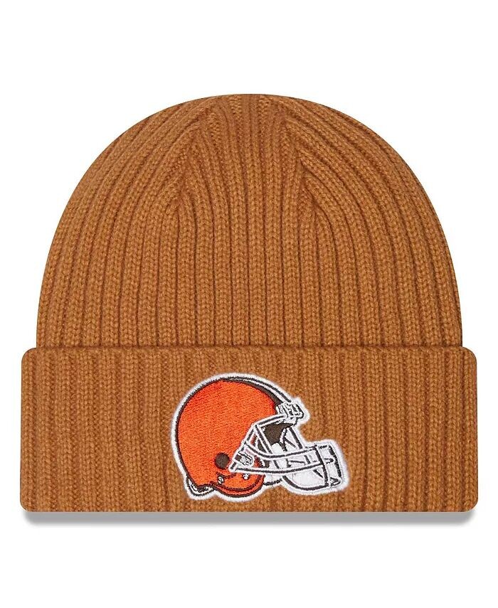 

Мужская коричневая шапка Cleveland Browns Core Classic с манжетами New Era