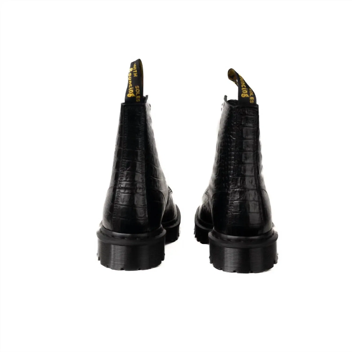 Dr Martens Мужские ботинки 1460 Pascal со стальным носком, цвет аналин, с тиснением под крокодиловую кожу — фото 4