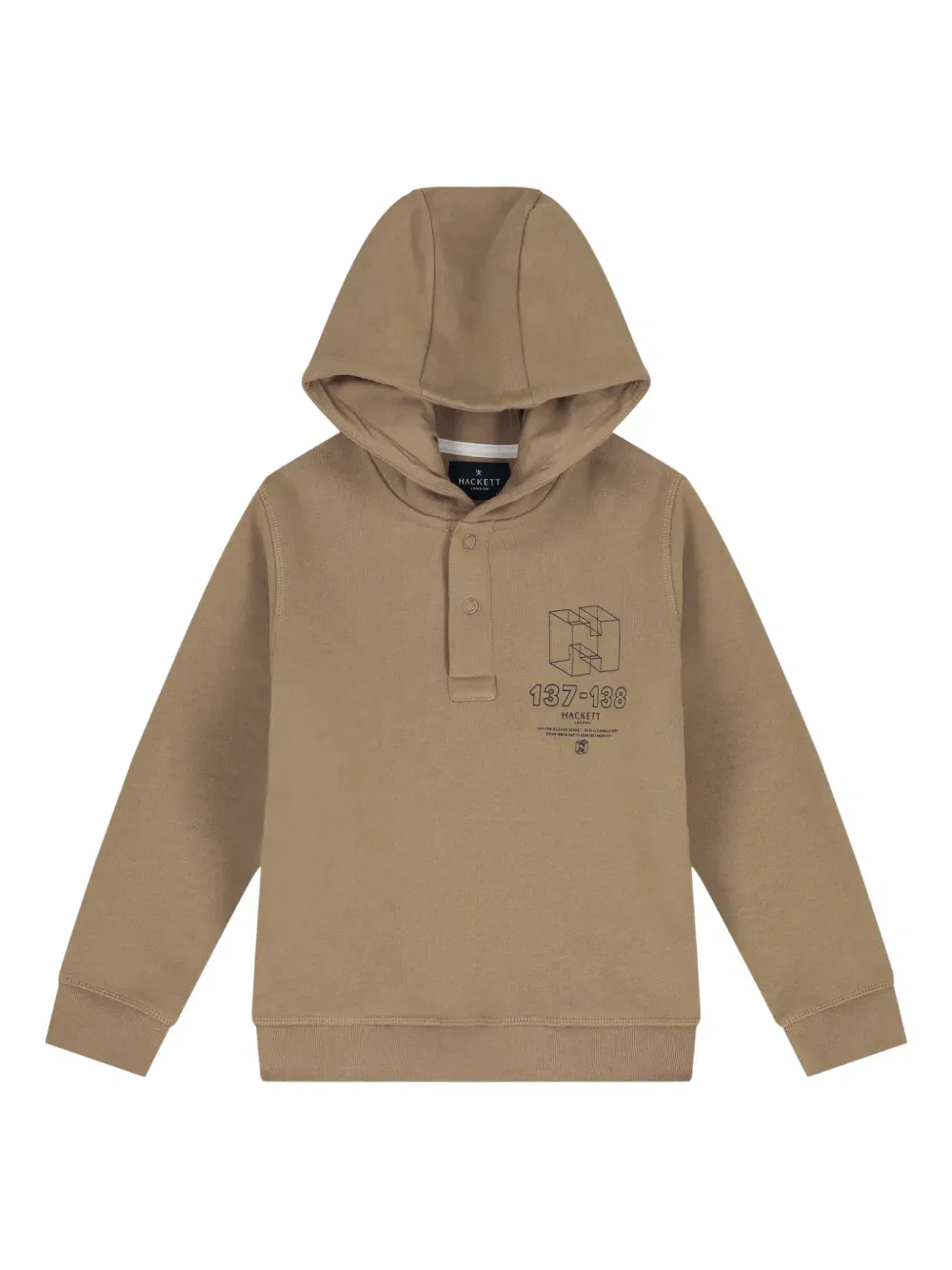 Худи с логотипом Hackett Kids, нейтральный