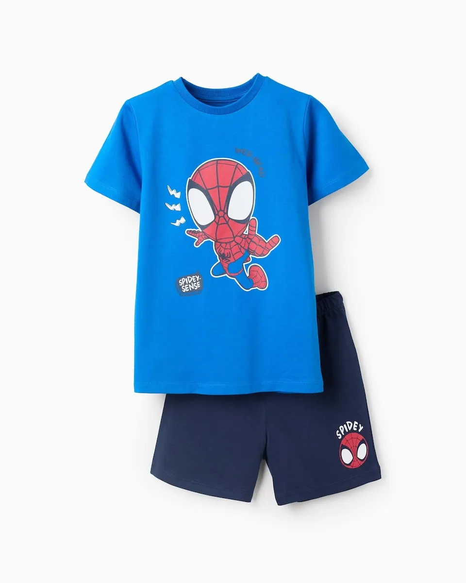 

Пижама из 100% хлопка с мотивом Спайди Zippy, синий