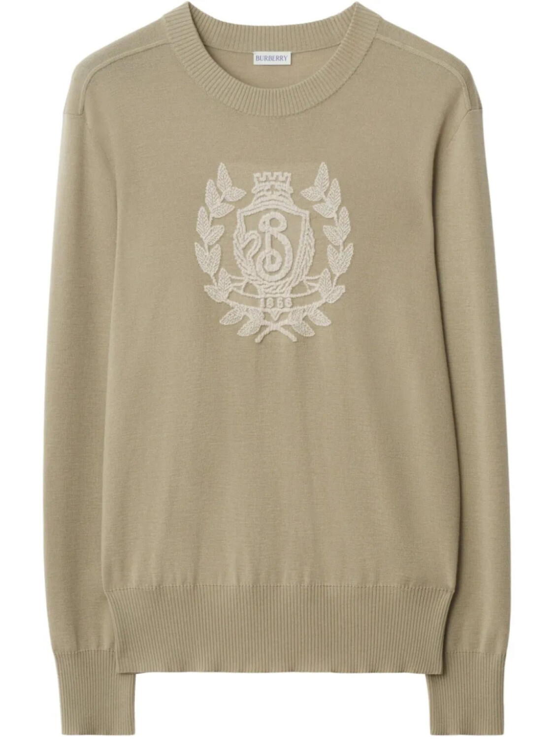 

Свитер Burberry B Crest, нейтральный