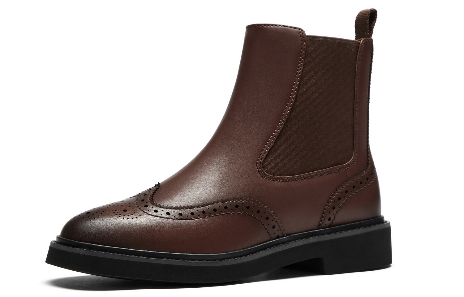 Женские ботинки Clarks челси на каблуке, темно-коричневый — фото 2