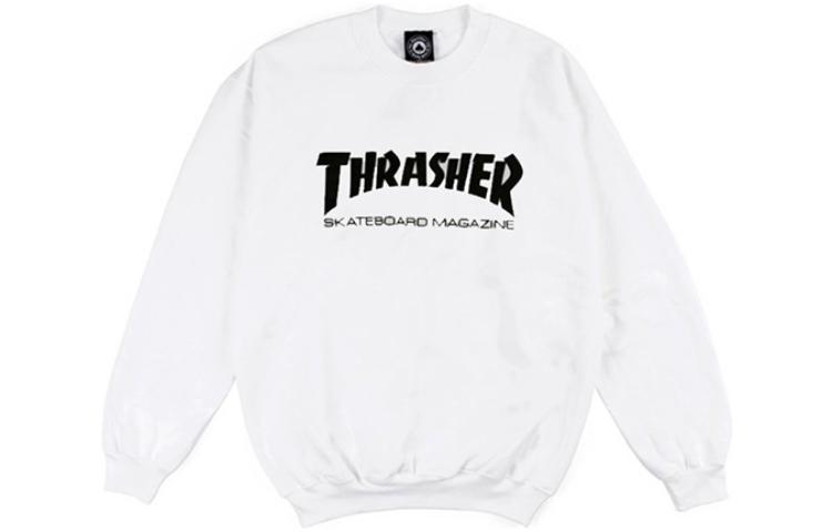 

Thrasher Свитшот унисекс белые