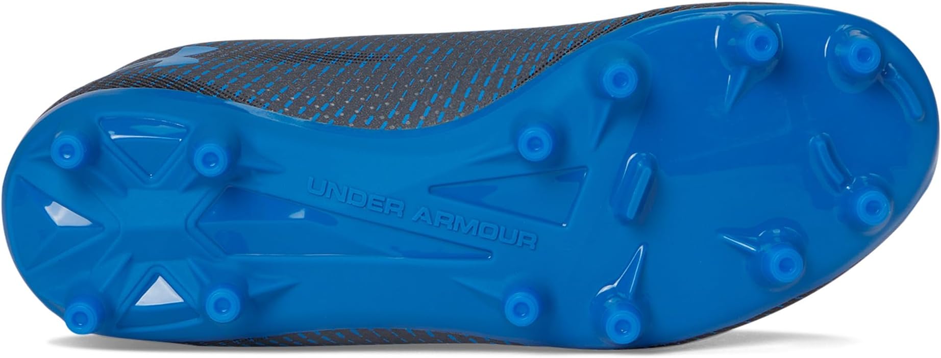 Кроссовки Under Armour Kids Shadow Select 3 Jr. Soccer Cleats, цвет Castlerock/Black/Blue Atlantis — фото 3