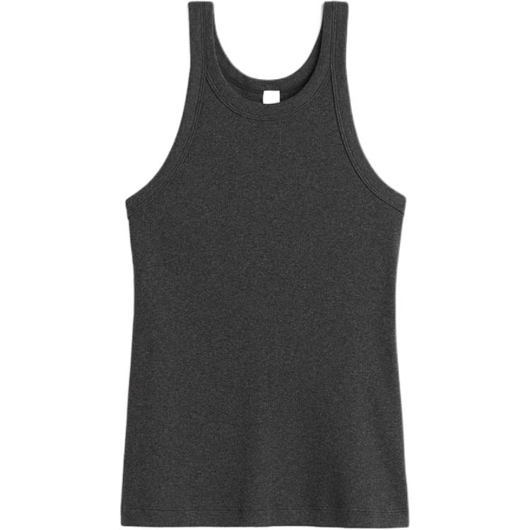 

Totême Топ без рукавов рифленый TOTEME, серый