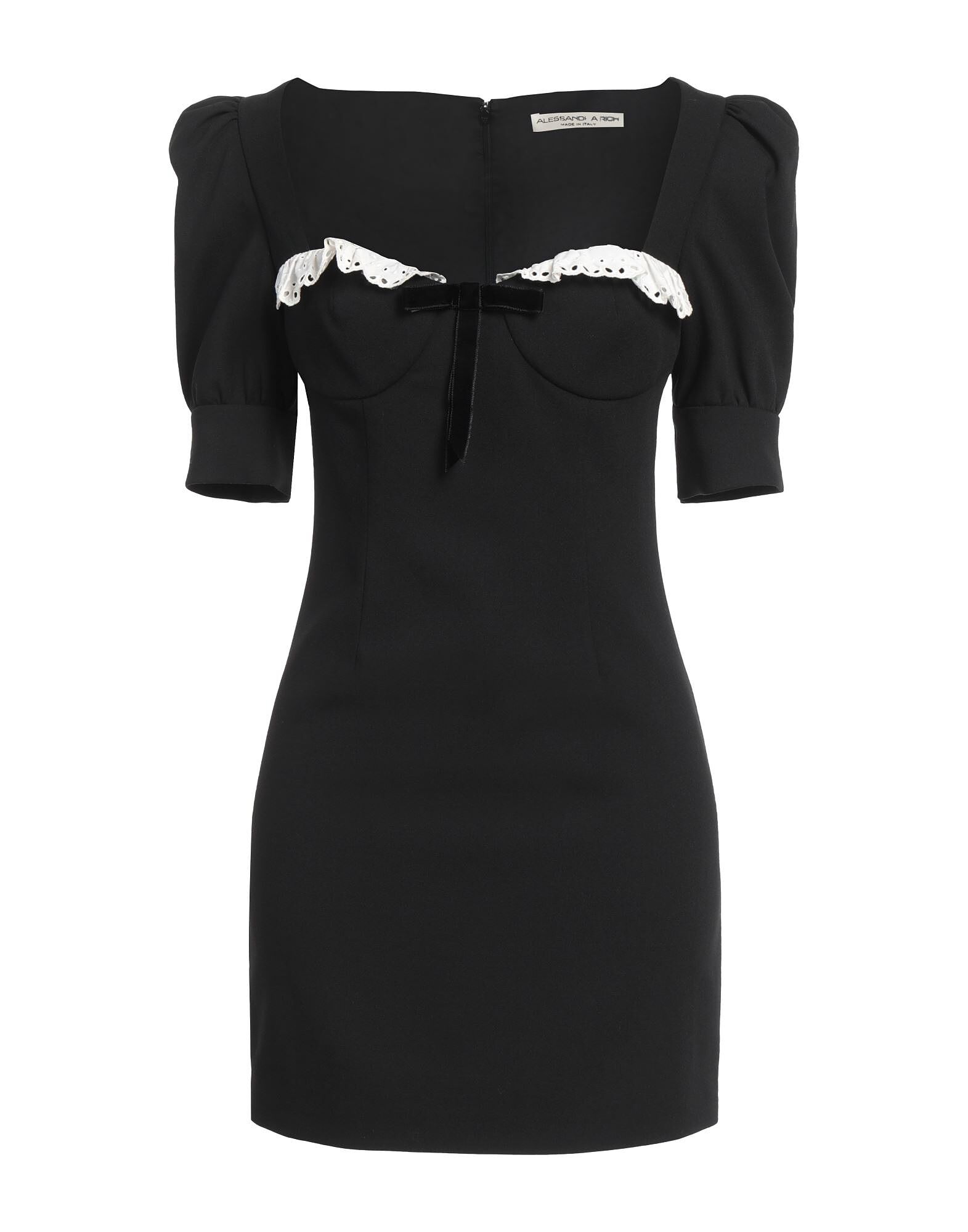 

Мини-платье Alessandra Rich, черный