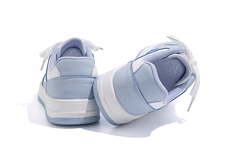 Кроссовки HUANQIU Skateboarding Shoes Men Low-top Blue, белый/синий — фото 4