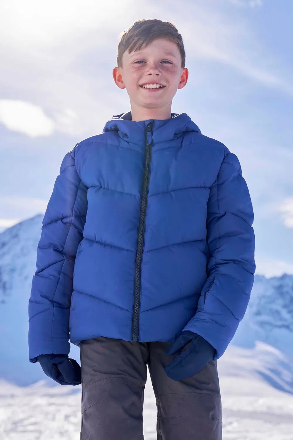Детская куртка для лыж Mountain Warehouse Cortina, синий
