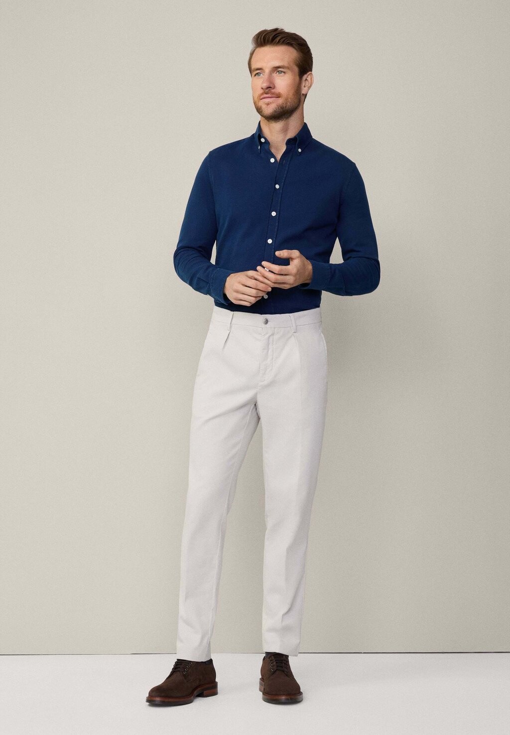 

Рубашка Hackett London, синий
