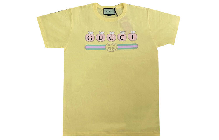 

Футболка женская Gucci с логотипом, желтый