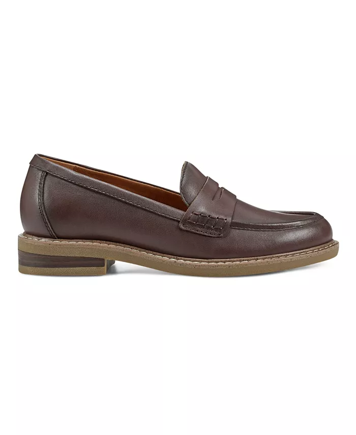 Женские лоферы Javas Slip-On Penny Earth, коричневый — фото 2