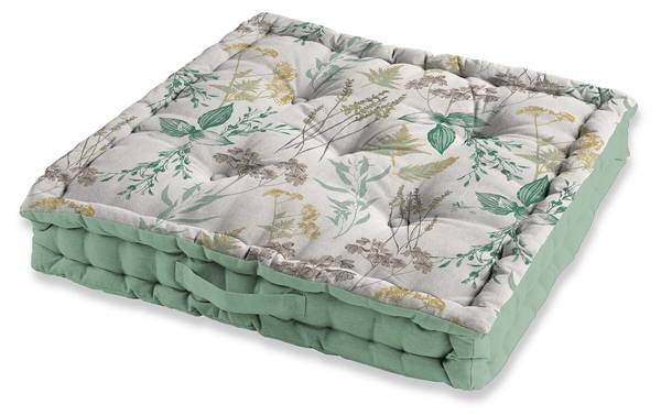 

Подушка на сиденье Dynamic24 Anna, 45x10x45 см цвет hellgrün/weiß