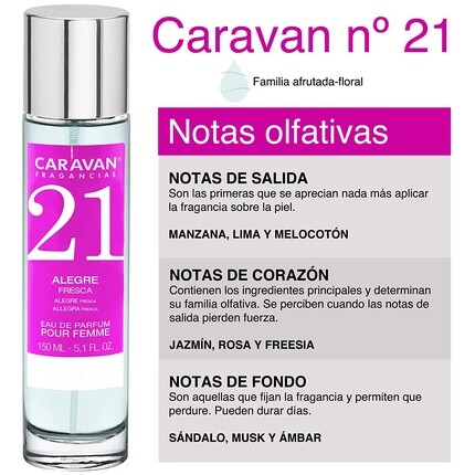 CARAVAN FRAGANCIAS nº 21 Парфюмированная вода-спрей для женщин 150 мл — фото 2
