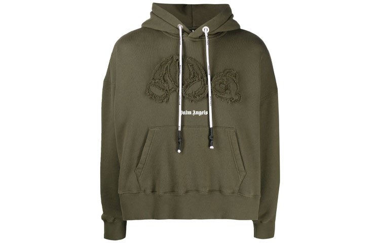 

Толстовка с капюшоном Gd Bear PALM ANGELS, зеленый