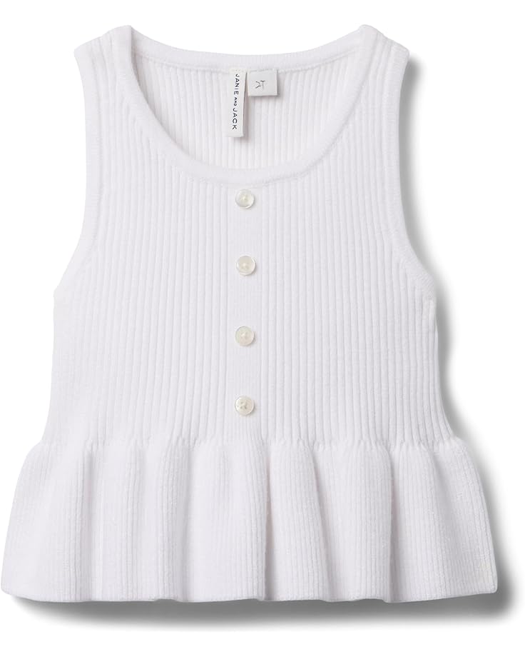 

Свитер Janie and Jack Peplum Sweater Top, белый