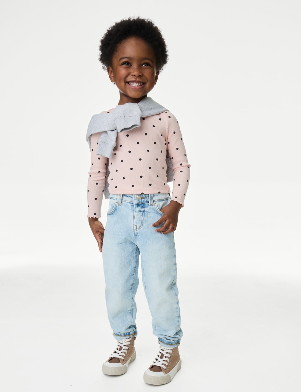 

Джинсы Mom Denim Marks & Spencer, цвет Light denim