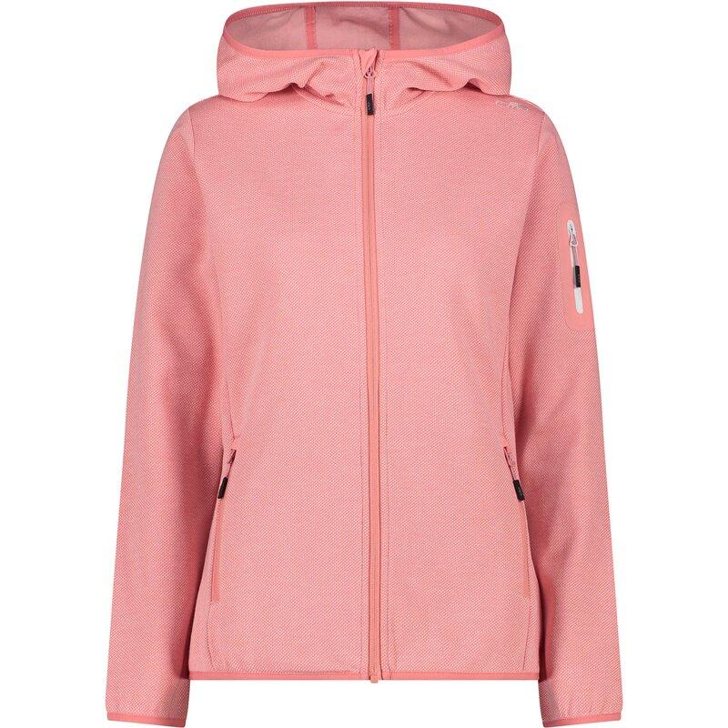 

Толстовка с капюшоном женская куртка с фиксированным капюшоном Cmp, цвет orchidea-bianco