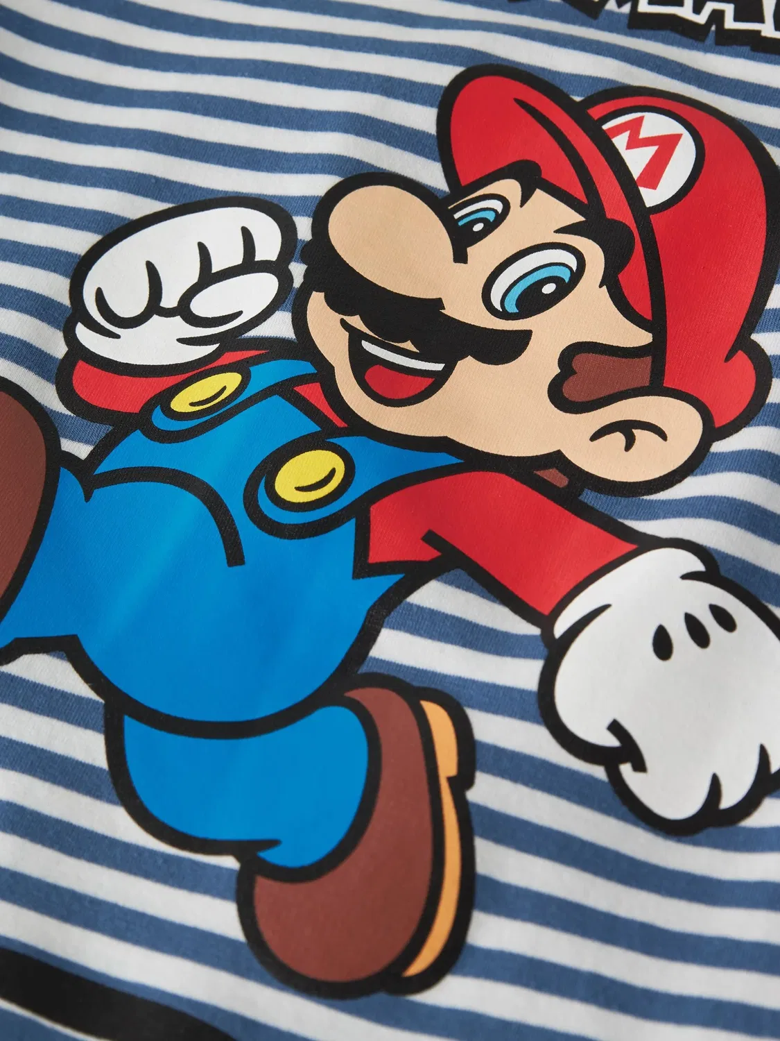 Футболка с принтом Mario, TWO SOON, пыльно-голубой — фото 4