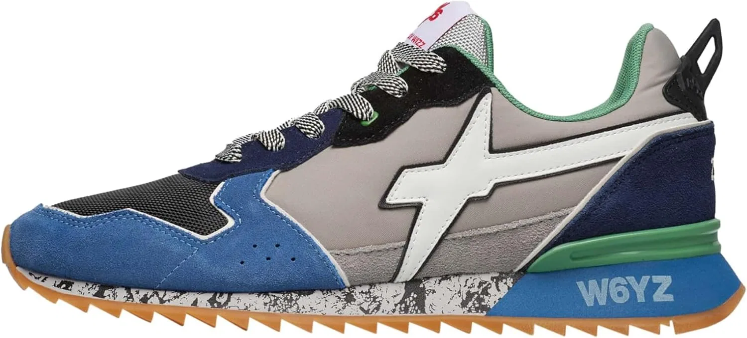 Туфли w6yz TW6YZ Jet-M Suede/Textile/St 0012013560.40.1f39 Blu Verde Rosso, Azure Multi