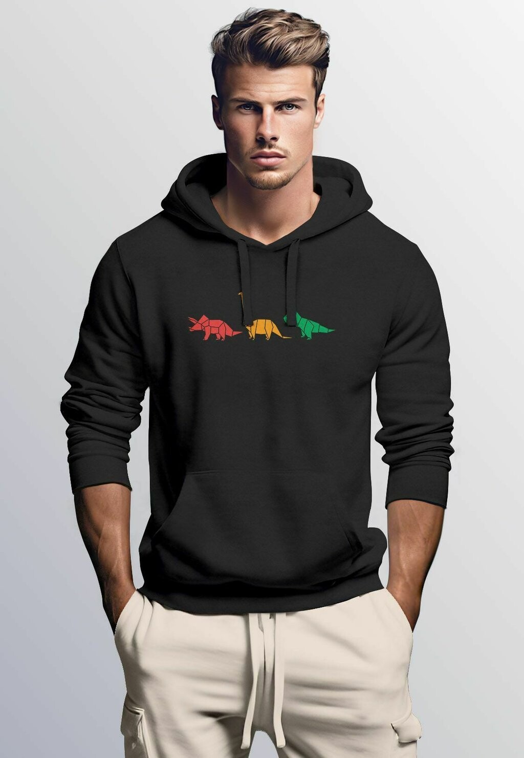 

Толстовка с капюшоном FASHION STREETSTYLE Neverless, черный