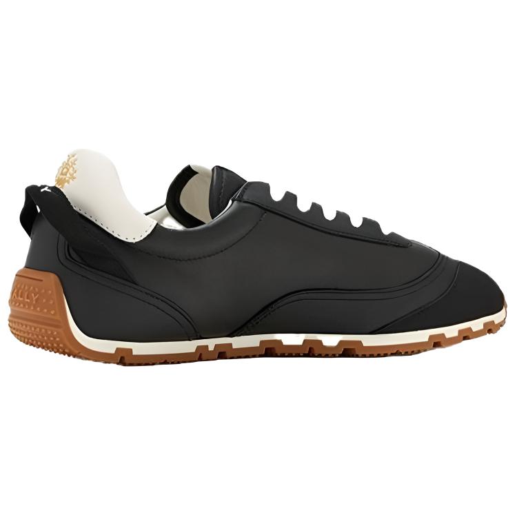 Bally Мужские низкие повседневные кроссовки из телячьей кожи, черный — фото 4