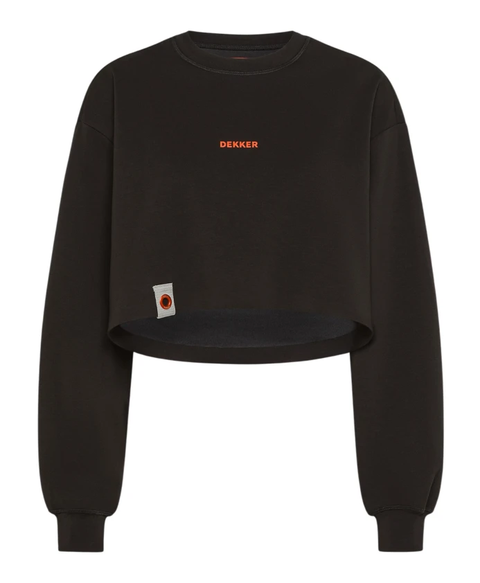 

Укороченная толстовка Fender из материала для дайвинга Dekker, черный