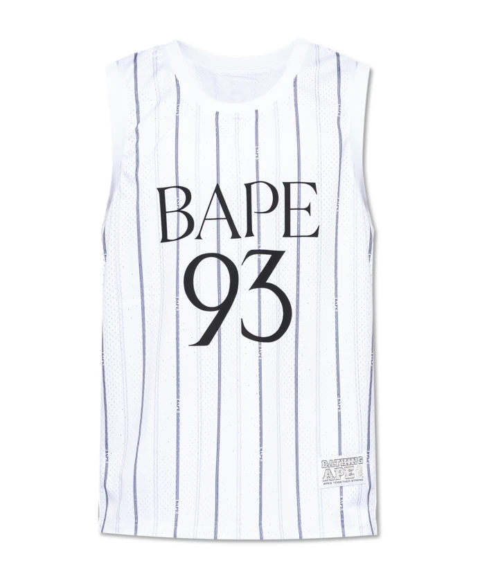 

Футболка без рукавов A Bathing Ape, белый