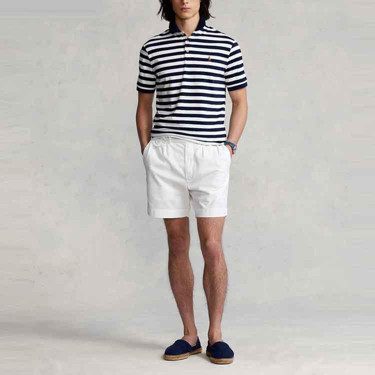 SS22 Футболка поло мужская морской синий Polo Ralph Lauren — фото 3