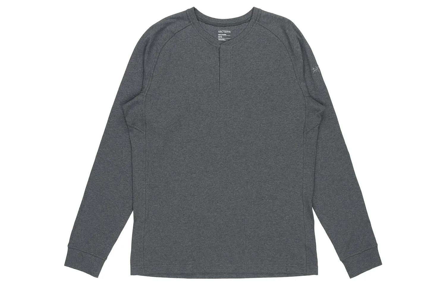 Футболка Covert LT с круглым вырезом, умеренный прямой крой Arcteryx, Cinder Gray/Cinder Heather