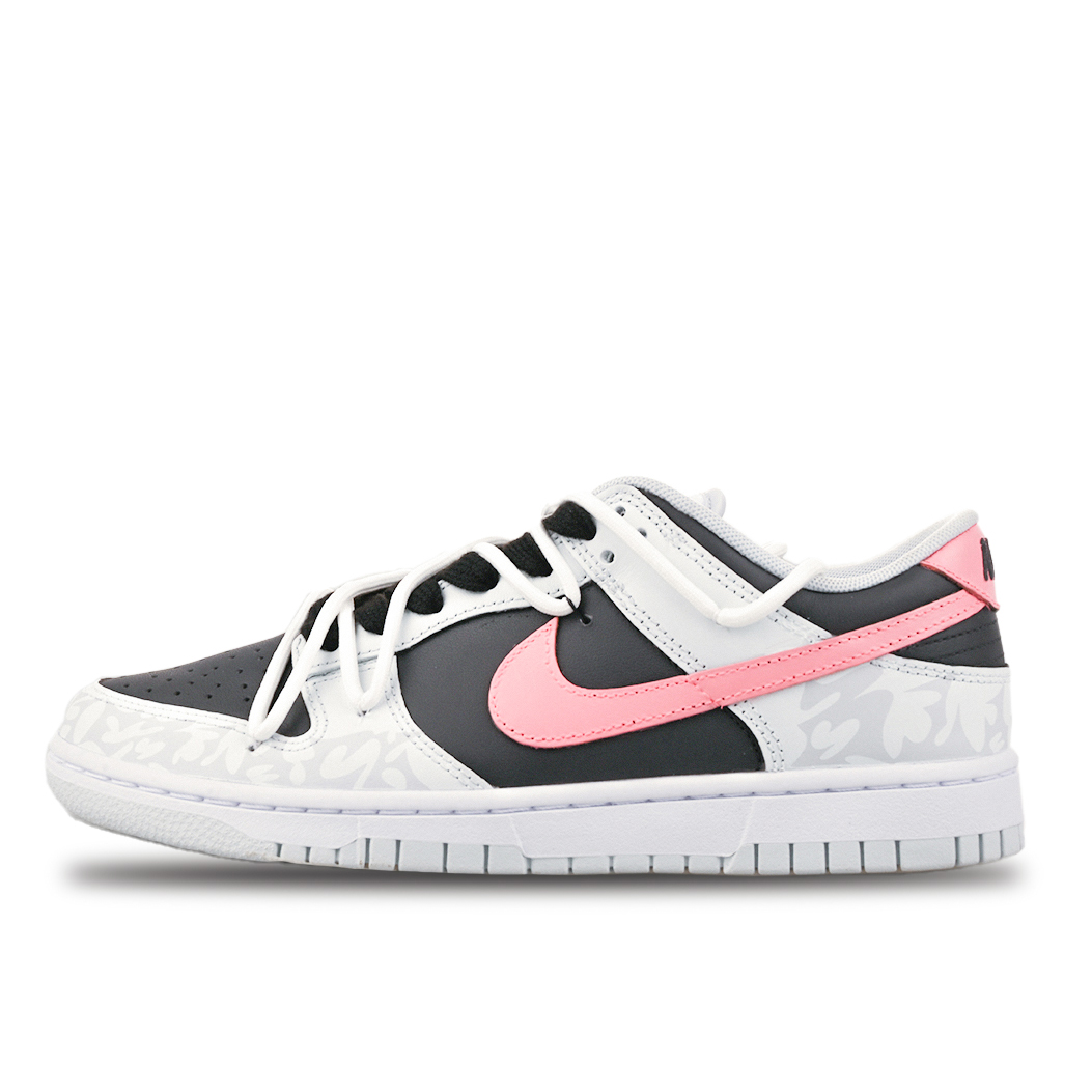 

Кроссовки Nike Dunk Skateboarding Shoes Unisex Low-top Core Black / Cloud White / Team Shock Pink 2, черный