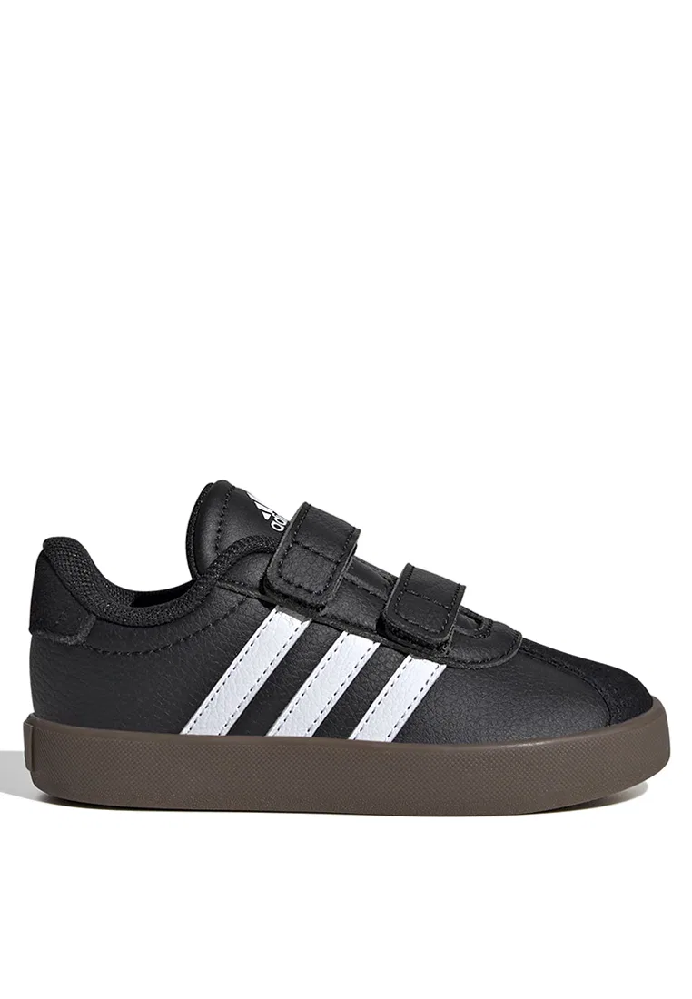 Кроссовки детские, VL Court 3.0, VL Adidas, черный
