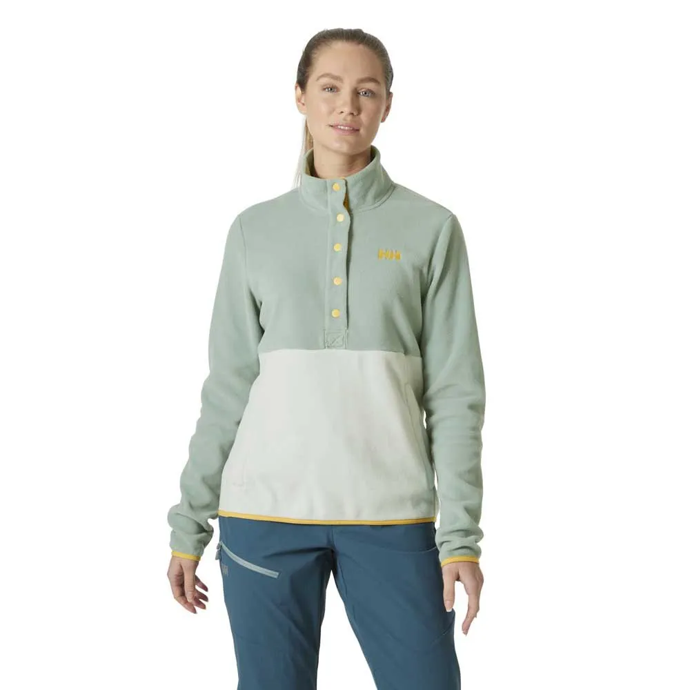 

Флис Helly Hansen Daybreaker Snap half zip, зеленый