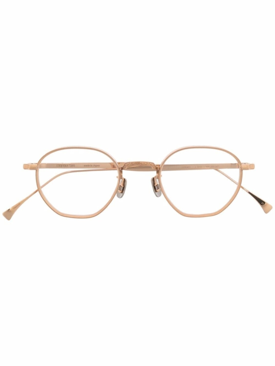 

Eyevan7285 очки в круглой оправе, золотистый