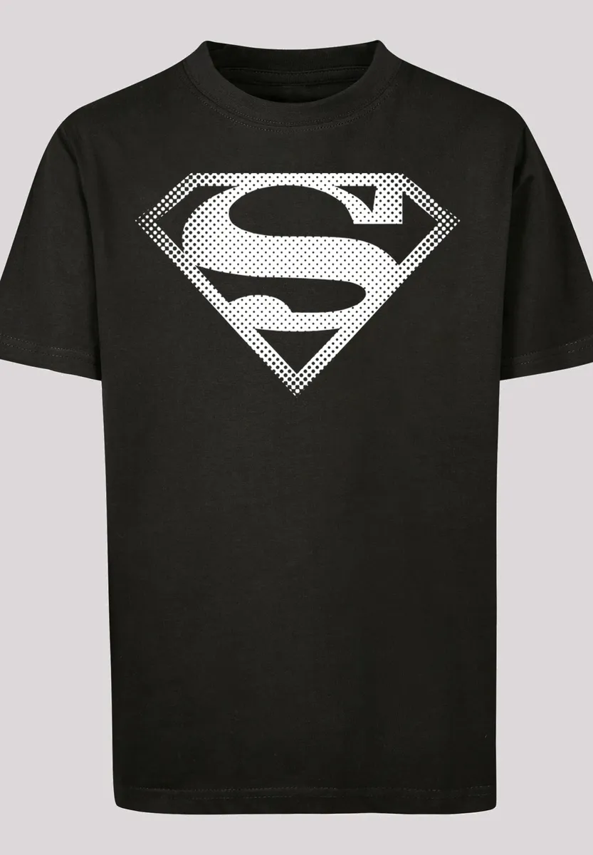 

F4NT4STIC Рубашка с коротким рукавом "F4NT4STIC Kids Superman Spot Logo и детская базовая футболка ", черный