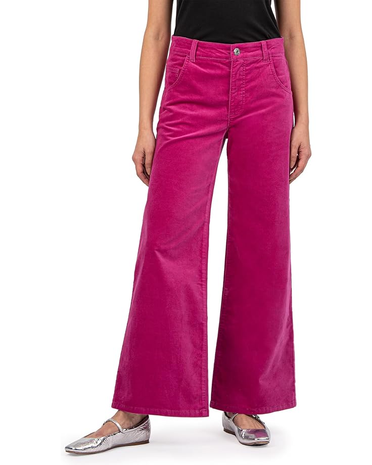 

Брюки KUT from the Kloth Jean High Rise Flare, цвет Fuchsia