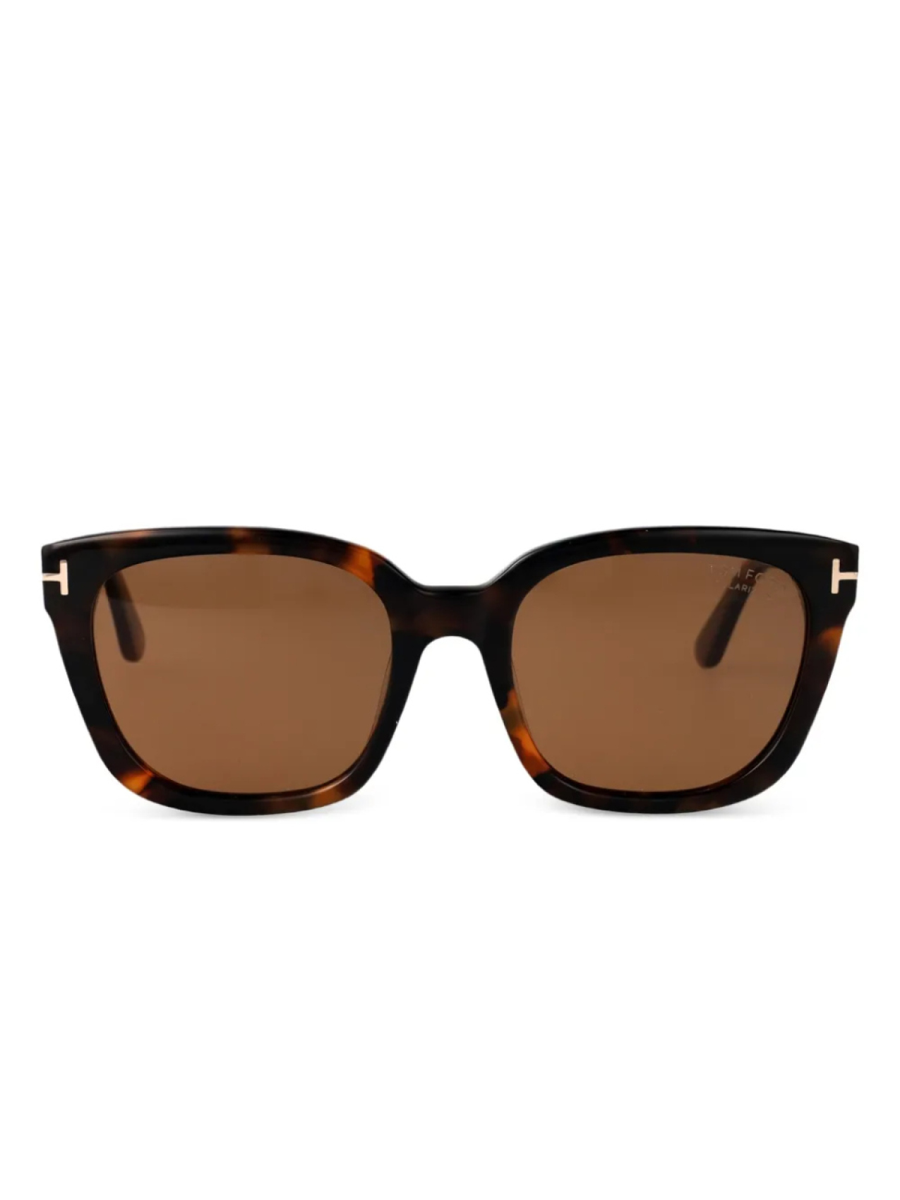 

Солнцезащитные очки TOM FORD Eyewear в квадратной оправе черепахового цвета, коричневый