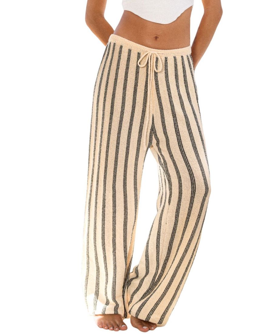 

Женские полосатые брюки Made to Chill Cupshe, Black