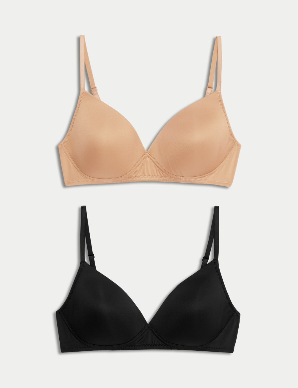 

2 пары бюстгальтера без косточек First Marks & Spencer, цвет Rich amber