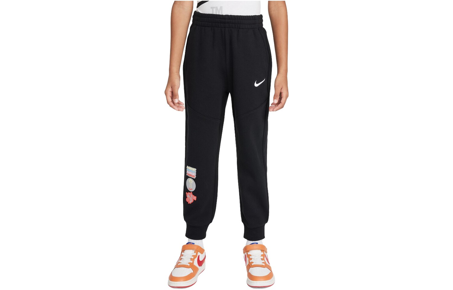 

Детские трикотажные спортивные штаны Nike, черный