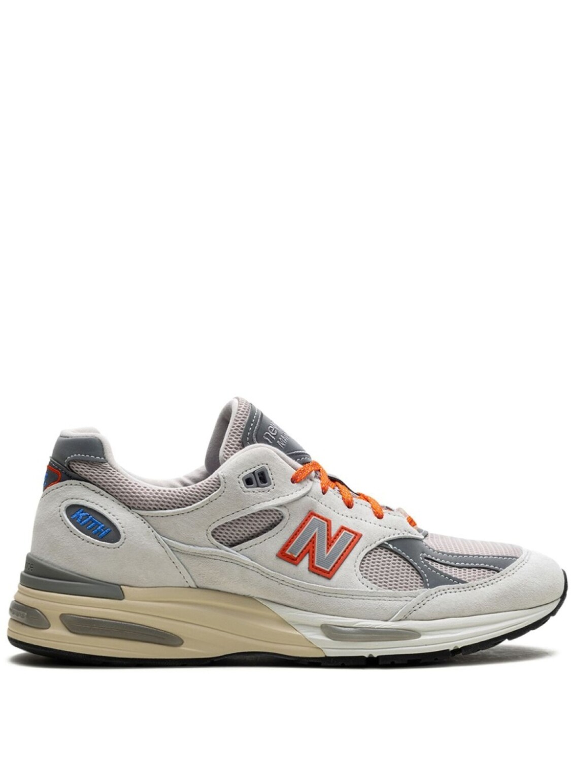 

Кроссовки 991v2 "MiUK Kith Madison Square Garden" New Balance, белый