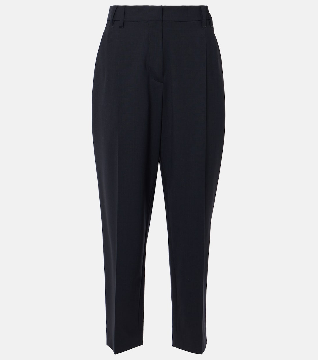 

Зауженные брюки из смесовой шерсти Brunello Cucinelli, Blu