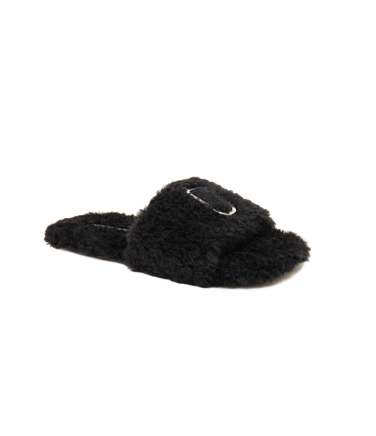 Тапочки Marc Jacobs THE J MARC TEDDY, черный