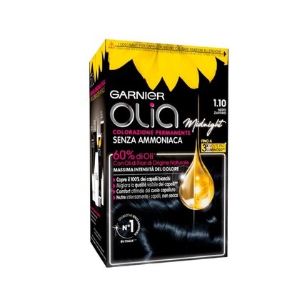 

Краска для волос Olia №1.10 Сапфир Черный, Garnier