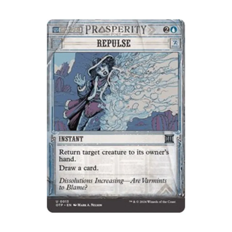 

CCG Отражение (U), MTG - OTJ Breaking News