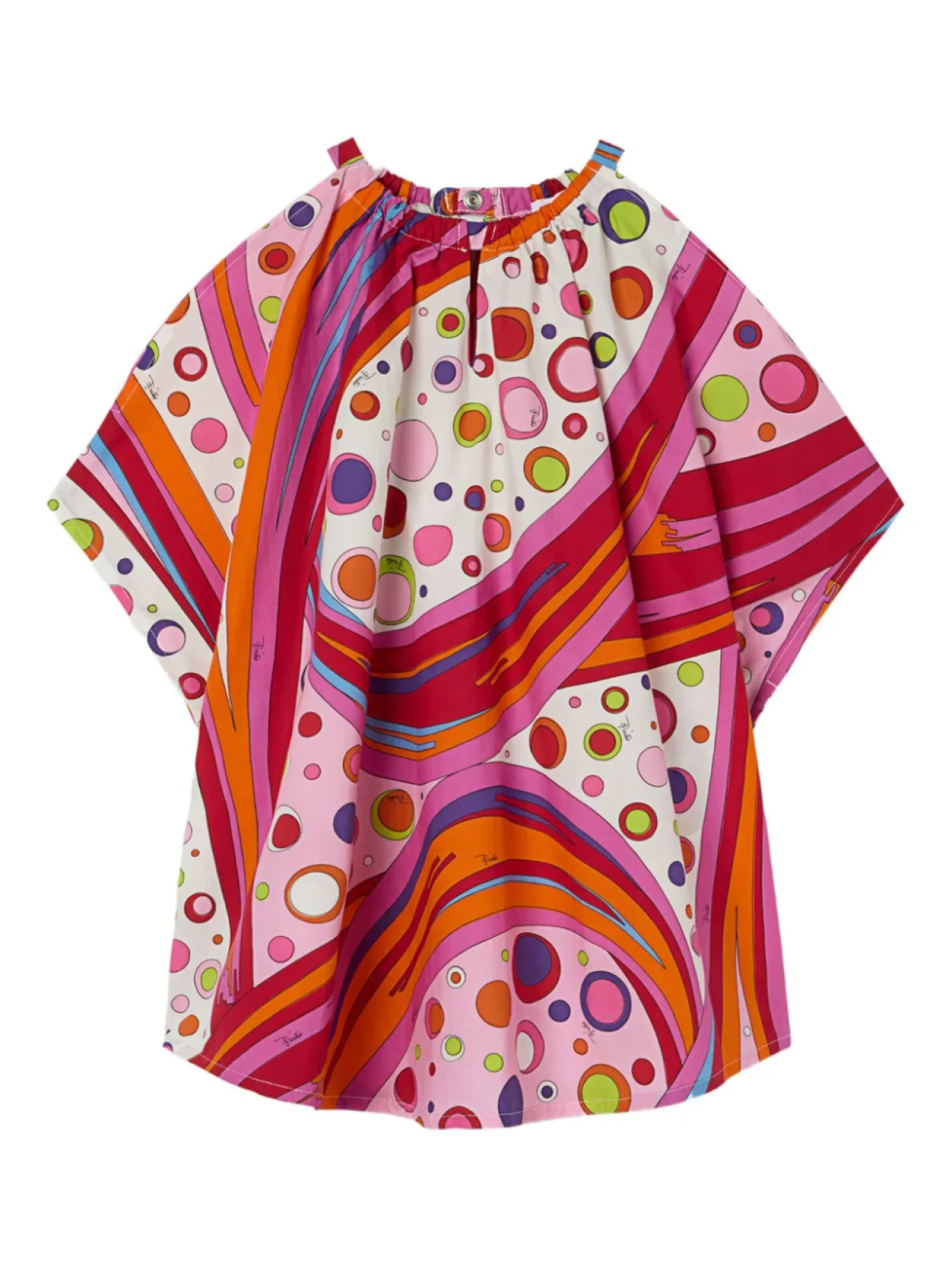 

Платье с принтом Фонтане PUCCI Junior, розовый