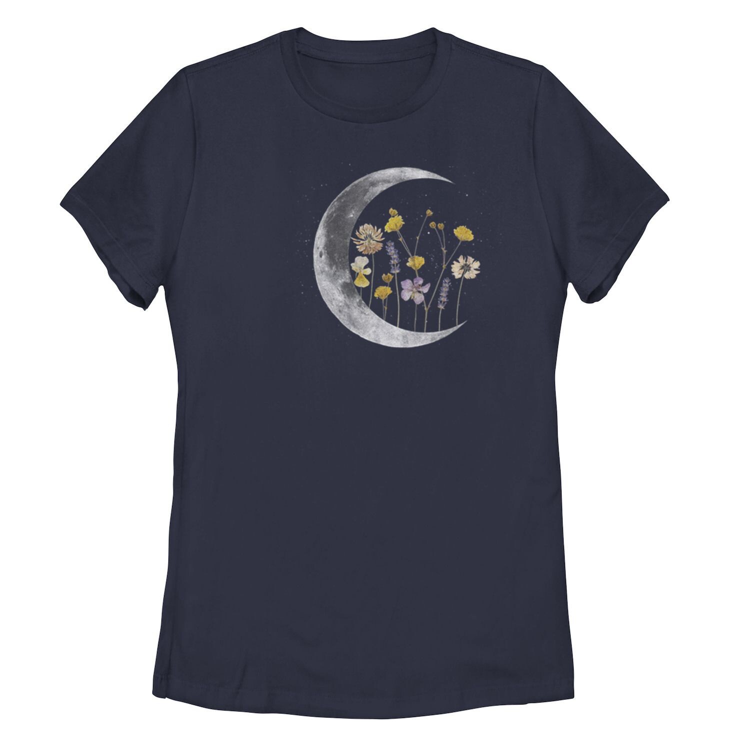

Детская футболка Night Moon Flower Galactic, темно-синий
