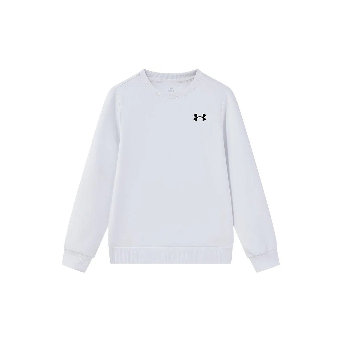 Детский свитшот с круглым вырезом Under Armour, черный — фото 3