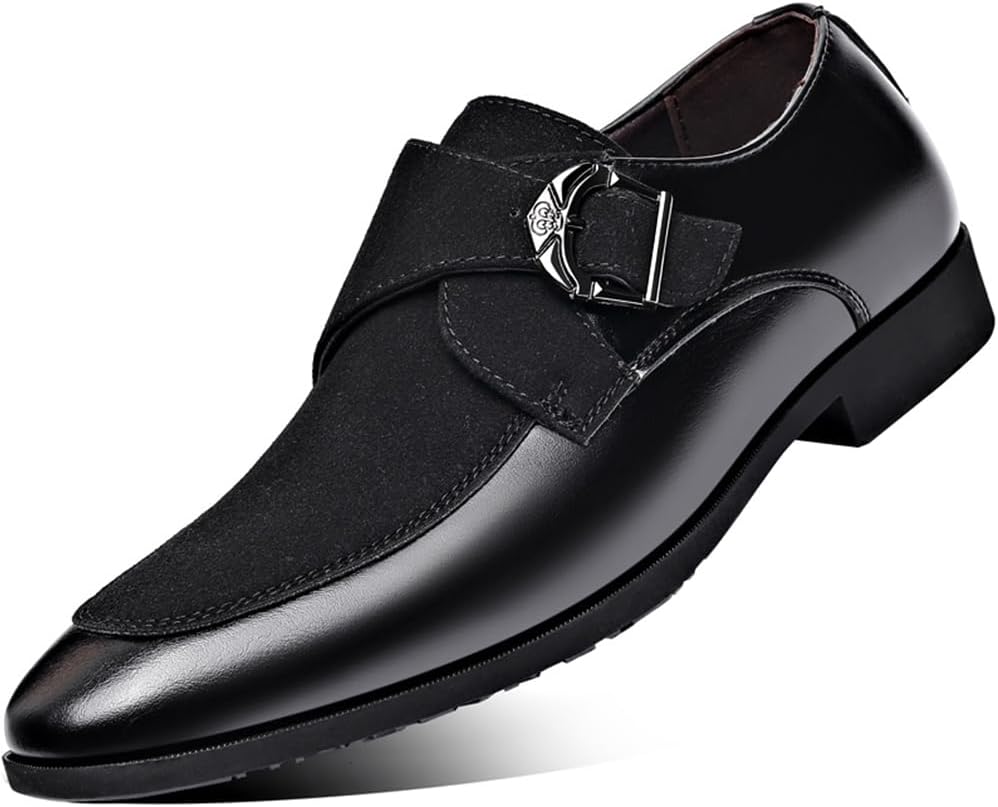 

Мужские деловые туфли TBDZBXT из замши и лакированной кожи, дерби, модные оксфорды для смокинга, черный