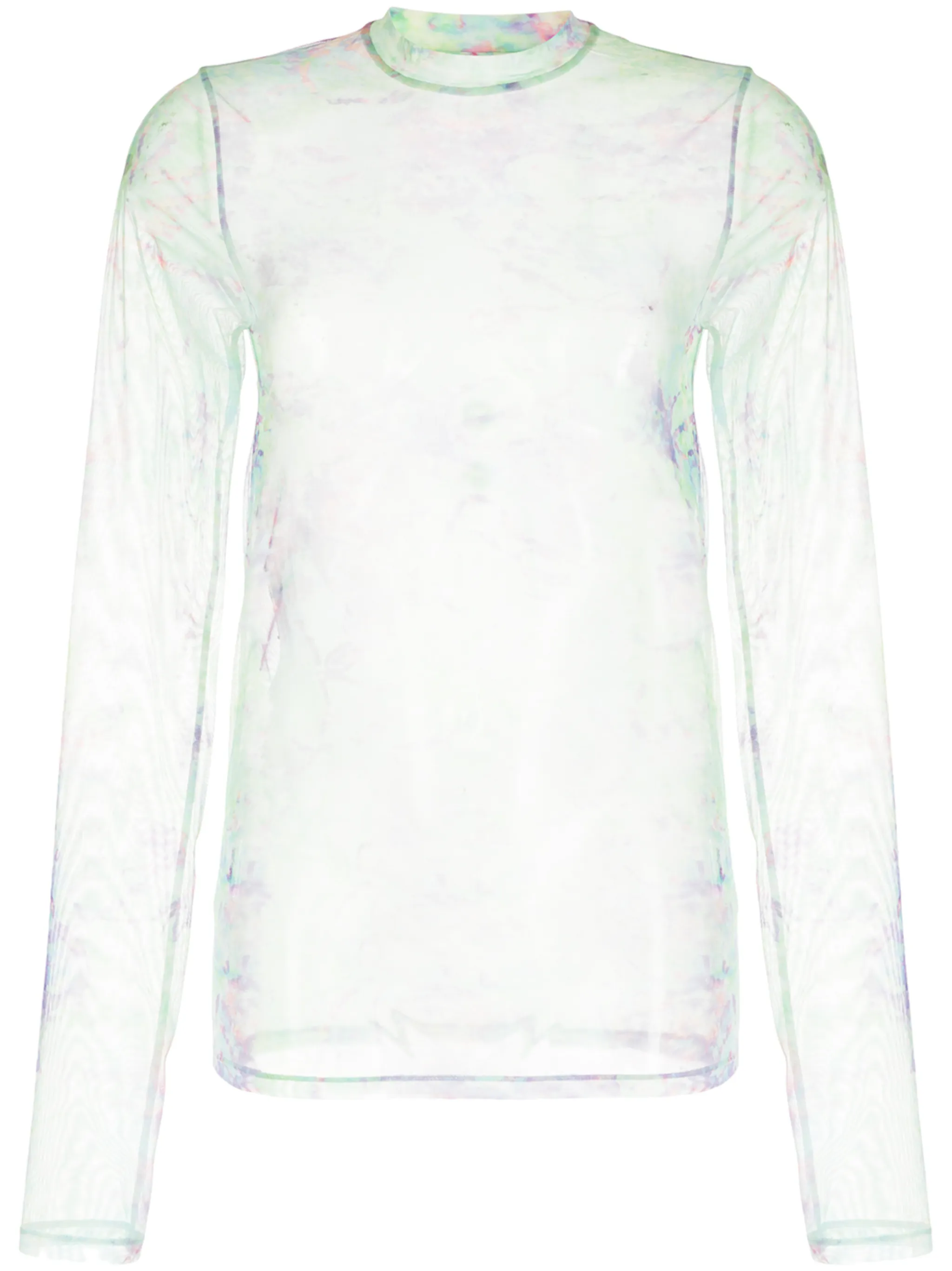 

Топ с принтом тай-дай Bapy By A Bathing Ape, зеленый